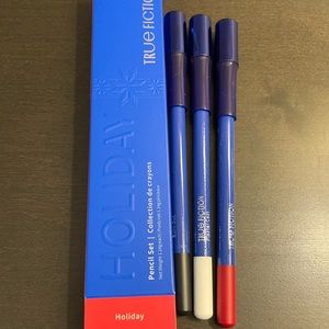 True Fiction Pencil Liner Set Holiday 3 x 1.4 g Each NIB